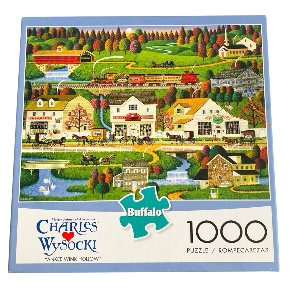 Buffalo Games Charles Wysocki Yankee Wink Hollow Jigsaw Puzzle. 1000 Pieces